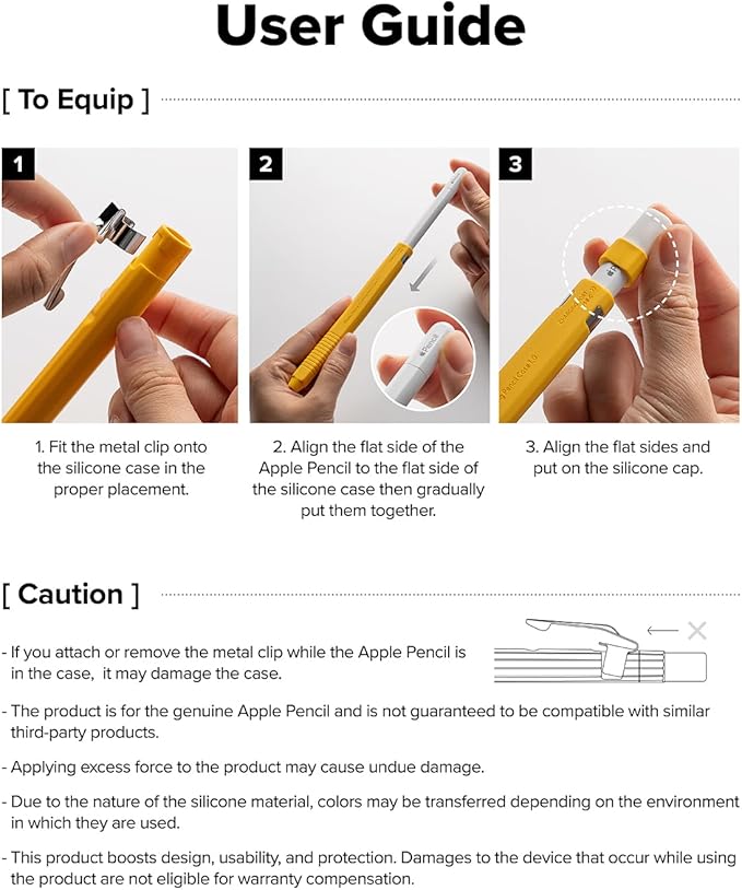 Ringke Silicone Drafting Pencil Case Compatible with Apple Pencil USB-C Case, Perfect Grip Silicone Protective Cover Sleeve Accessories - Blue