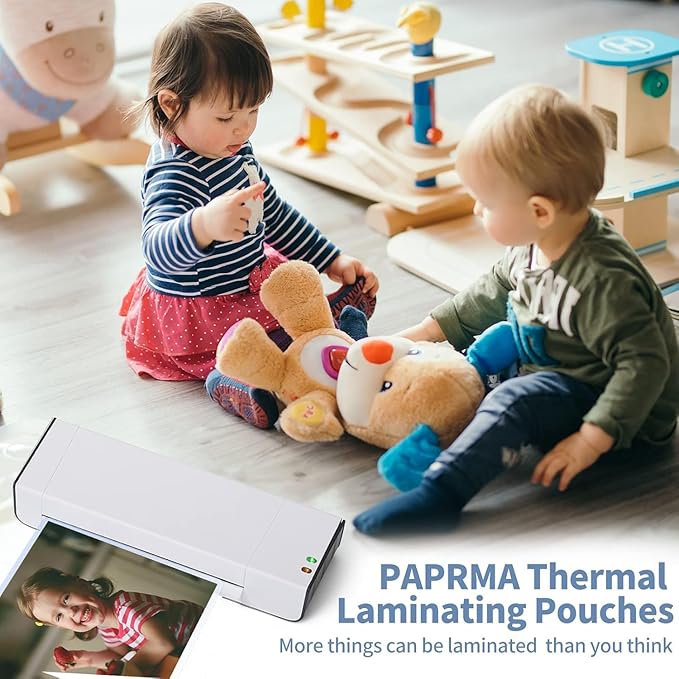 3 mil Thermal Laminating Sheets 100 Packs, 9โ x 11.5โ Clear Laminating Pouches Holds 8.5 x 11 Inch Sheet, Letter Size Lamination Paper for Laminator - Rounded Corner