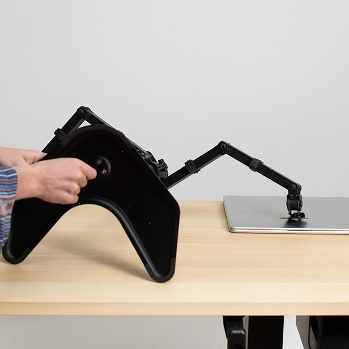 VIVO Heavy Duty Freestanding Base for Monitor Desk Mount Stand, 13 x 11 inch Platform, Padded Anti-Skid Scratch Resistant Replacement Base, Hardware Included, Black, PT-SD-BS02F