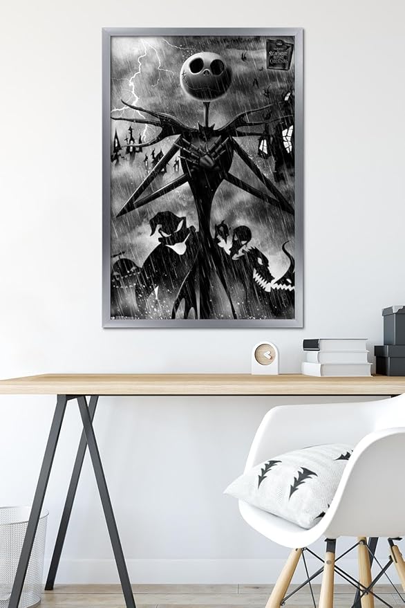Trends International the Nightmare Before Christmas-Shadows Wall Poster, 24.25" X 35.75", Multicolor