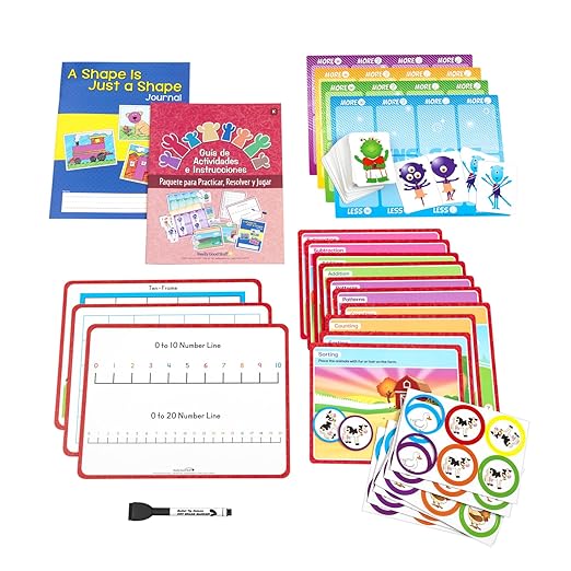 Really Good Stuff Family Engagement Math – Practice, Solve & Play Pack - Kindergarten