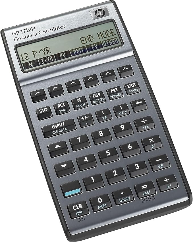 Hp 17Biiplus 17Bii+ Financial Calculator, 22-Digit Lcd