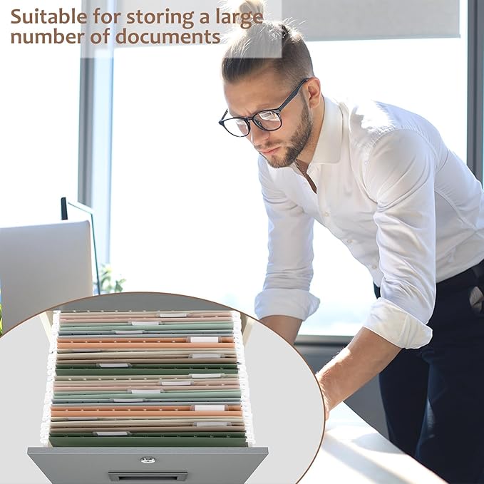 gisgfim 8pack Poly Plastic Hanging File Folders Letter Size 11.8 x 8.85 Inches File Folders Filing Cabinet Organizer Ideal for Home and Office Organization and Papers Classification Morandi Colors