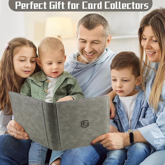 12 Pocket Card Binder,720 Pocket Trading Card Binder,Side Loading Collectible Card Albums for MTG, for TCG Football, Sports, Game Cards Black