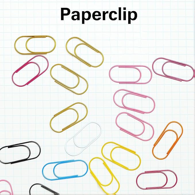 50 Pcs Jumbo Planner Paper Clips 2 inch – Cute Fun Paper Clips, Gifts for Planner Lovers