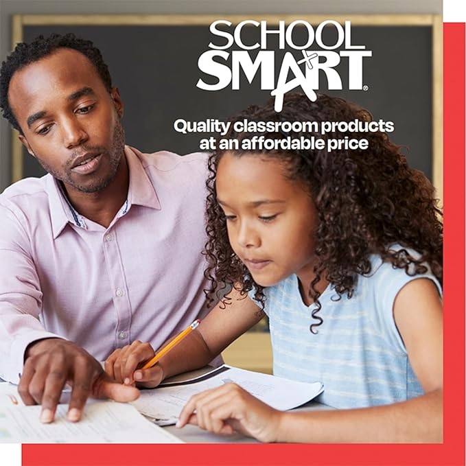 School Smart Laminating Pouches, 12 x 15 Inches, 3 mil Thick, Pack of 100
