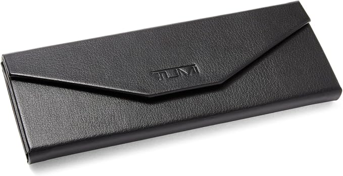 TUMI - VTU803 Unisex Reading Glasses - Blue Light Blocking Eyeglasses for Men & Women - Stylish Rectangle Shape Eyewear - +2.00-53mm - Crystal