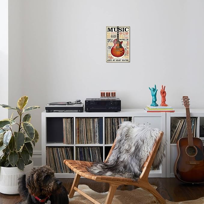 Music Inspires Me Wall Poster, 19L" x 13W", Premium Unframed Version