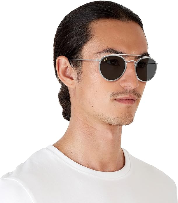 Ray-Ban Unisex Rb3647n Double Bridge Round Sunglasses