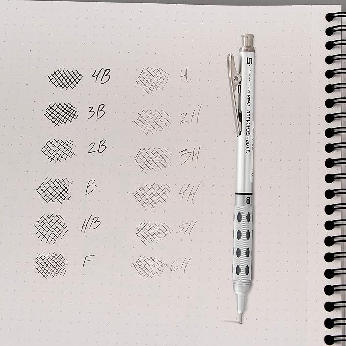 Pentel Super Hi-Polymer Lead Refill 0.5mm Fine, HB, 36 Pieces of Lead (C505BP3HB-K6)