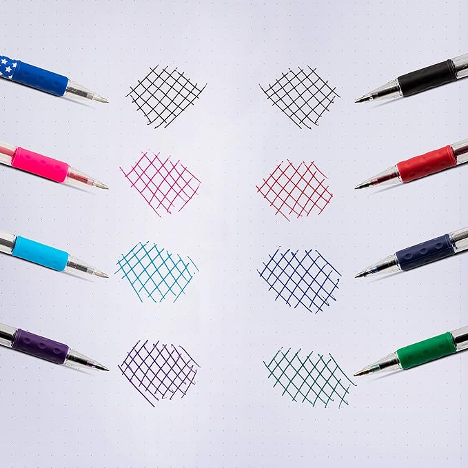 Pentel RSVP Ballpoint Pen, (0.7mm), Fine Line, Violet Ink (BK90BP2V) (Pack of 1, 2 Count Total)