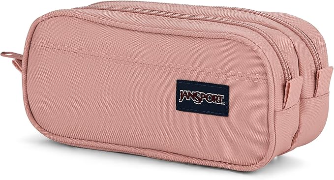 JanSport Large Accessory Pouch - Secure Storage Space for Pens, Power Cords, Pencil Case, Ideal For Everyday Essentials, 1.3L