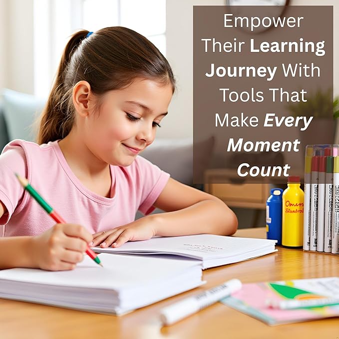 OMURA Learning Elementary School Supplies Kit ā 85-Piece Back to School Supplies, School Supply Kit Elementary for Grades 3ā5 | Notebooks, Pencils, Crayons, Markers, Glue & Student School Supplies
