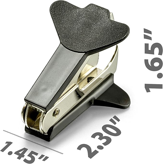 Officemate Staple Remover with Recycled Handle, Black (95691)