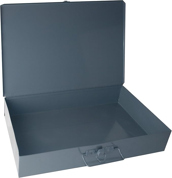 Durham 226-95 Gray Cold Rolled Steel Small Empty Metal Shell, 13-3/8" Width x 2" Height x 9-1/4" Depth