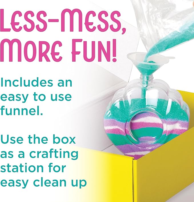 Creativity for Kids Sand Art Kit: Mermaid - Mermaid Gifts for Girls, Sand Art Kits, DIY Craft Kits for Kids (Ages 6+)