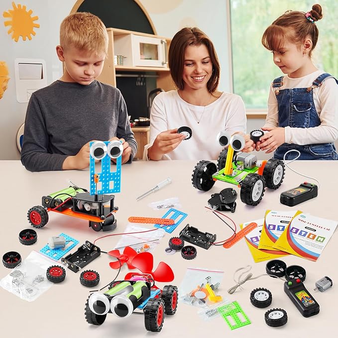 STEM Kits for Kids Age 8-10, STEM Toys Crafts for Boys Ages 8-12 8-13, Science Robot Building Kit 6-8 9-12, Engineering Experiments Projects for 8 9 10 12-14 Year Old Boys Girls Birthday Gift