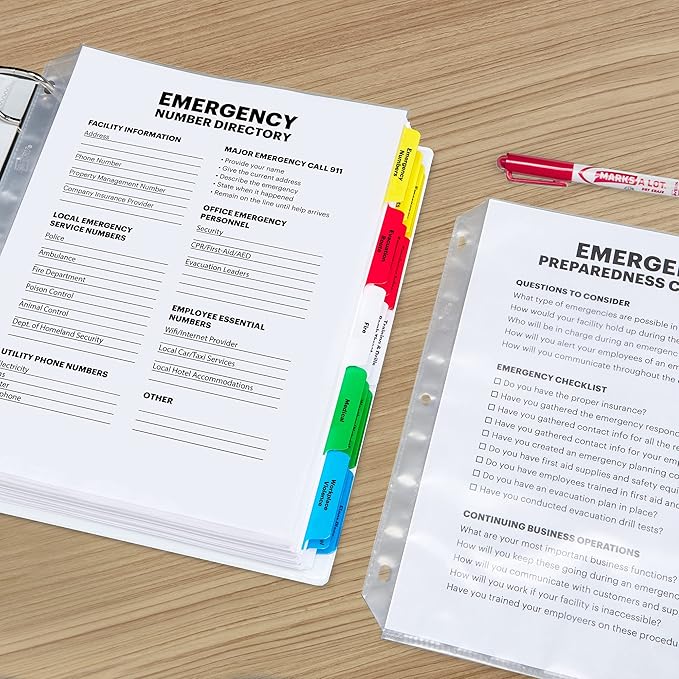 Avery Clear Heavyweight Sheet Protectors, Non-Glare, Easy Load, 200 Document Protectors (74401)