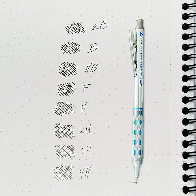Pentel Super Hi-Polymer Lead Refill, 0.7mm Medium, 2B, 144 Pieces of Lead (50-2B)
