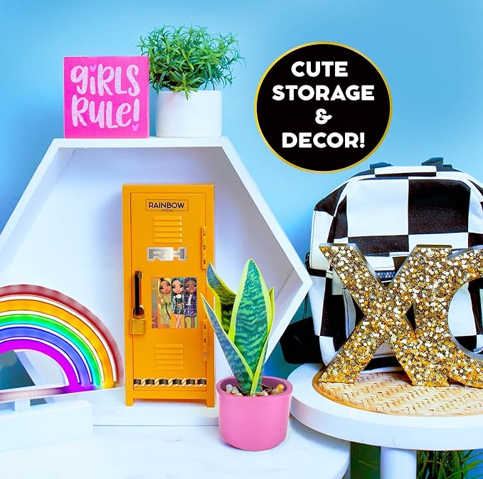 Rainbow High Secret Locker Stationery Set, Including Notepad, Gel Pens Stickers – Ages 6+
