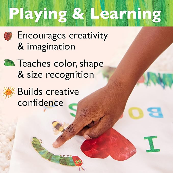 Creativity for Kids The Very Hungry Caterpillar: My Book Tote - Create a DIY Canvas Book Bag from The World of Eric Carle Books, Preschool Crafts for Toddlers (Ages 3+)