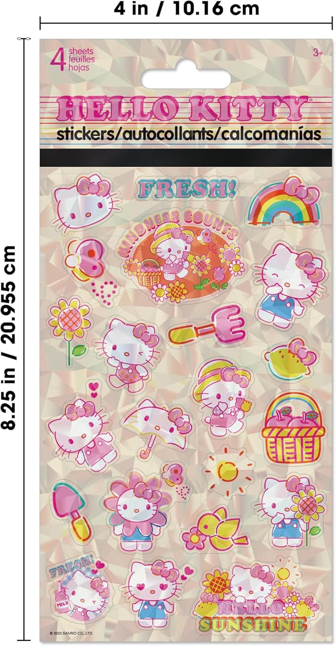 Hello Kitty - Garden Doodle - 2022 Standard Stickers - 4 Sheet