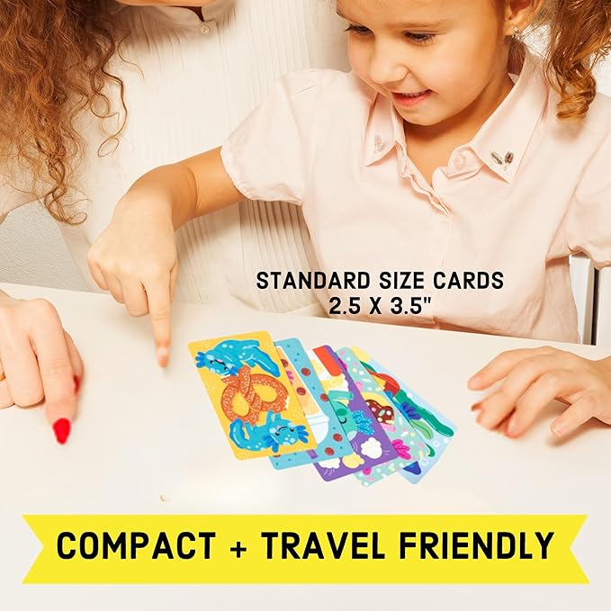 Mudpuppy Eatz-a-lotl! β Axolotl Version of Classic Kids Snap Card Game with Cute Illustrations of Axolotls for Children Ages 4 and Up, 2-4 Players