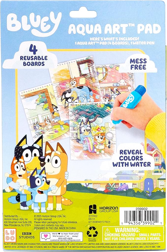 Bluey Aqua Art – Friends Forever