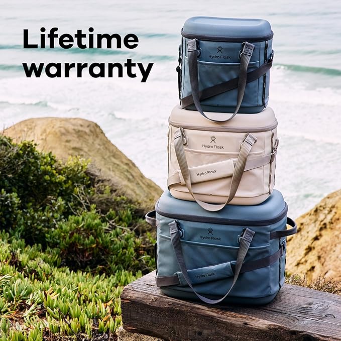 Hydro Flask Carryout Cooler - Insulated Portable Soft Cooler - 30 L Capacity in Harbor Blue