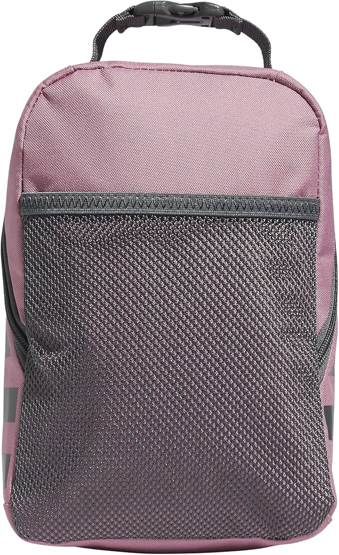adidas Unisex Santiago Lunch Bag, Insulated School Food Container Box Discontinued, Wonder Orchid Purple/Rose Gold/2.0, One Size