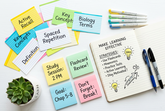 Flashcards, Sticky Notes & Smart Study Tools: How to Make Learning More Effective