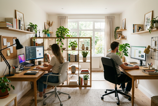 One Room, Two Workspaces: How to Create a Shared Home Office That Actually Works