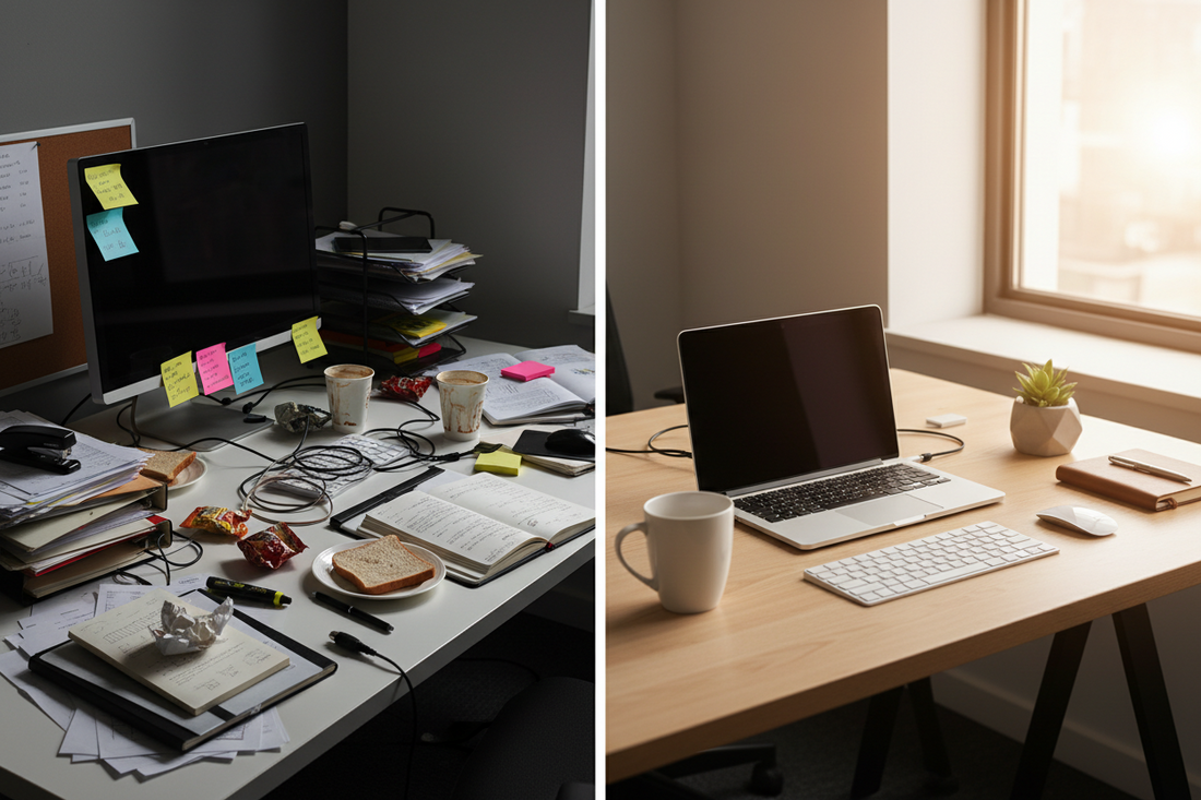 The Difference Between a Busy Desk and a Productive Desk