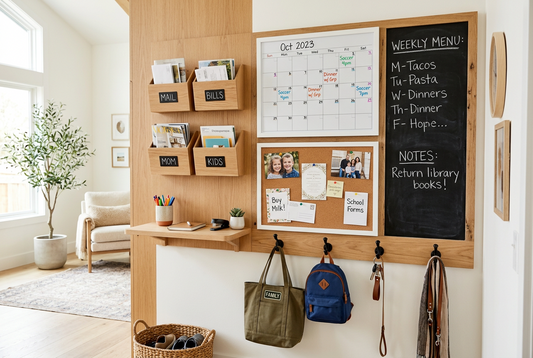 The Family Command Center: One Simple Space That Keeps Everyone Organized