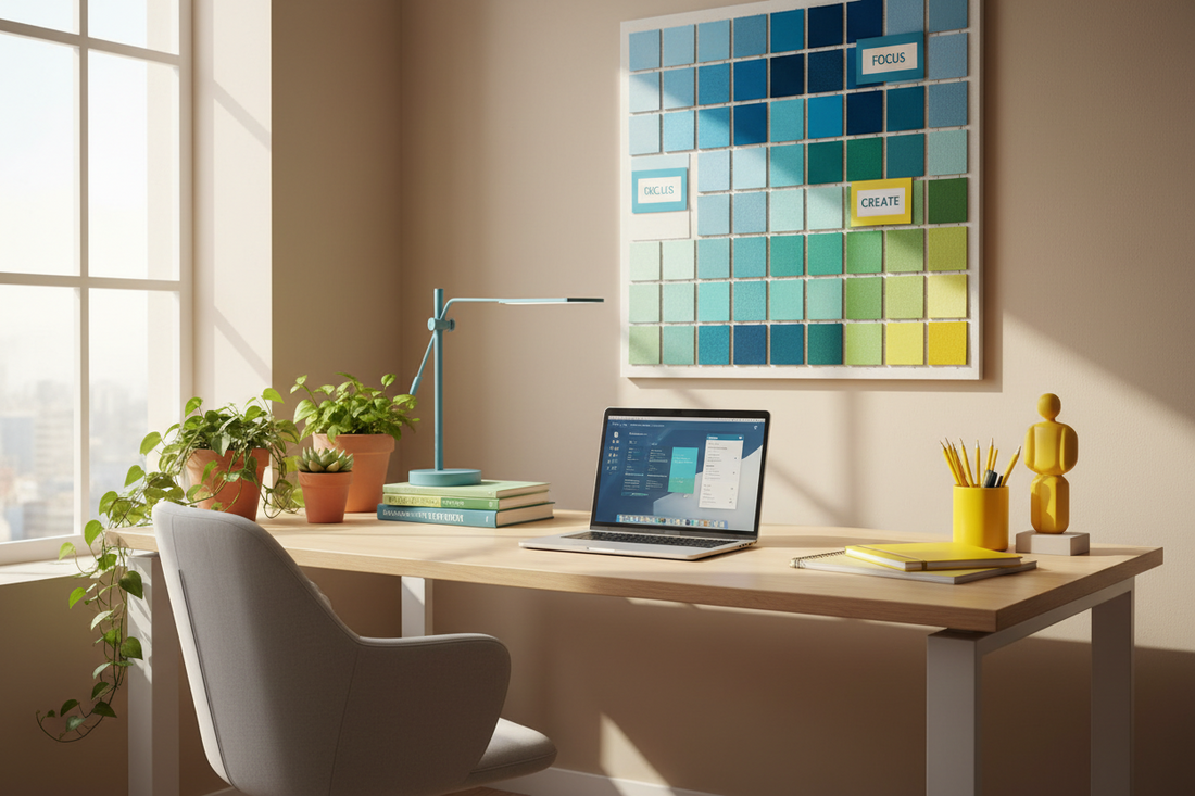 The Psychology of Color in Study and Workspaces