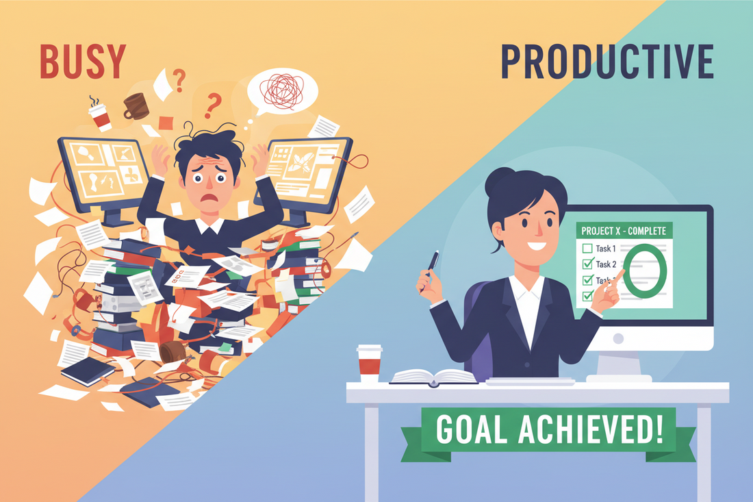 The Real Difference Between Busy and Productive