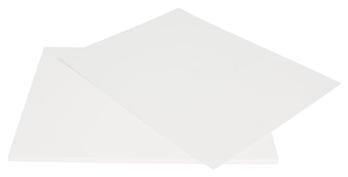 School Smart Poster Board Paper, White, 12 pt Thick, for Posters, Signs, Crafts, Displays, Classroom Projects, 11 x 14 Inches, 25 Pack