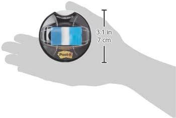 Post-it Flags, 200/High Volume Desk Grip Dispenser, 1 in Wide, Blue (680-HVBE)