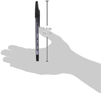 PILOT The Better Ball Point Pen Refillable Ball Point Stick Pens, Fine Point, Black Ink, 12-Pack (35011)