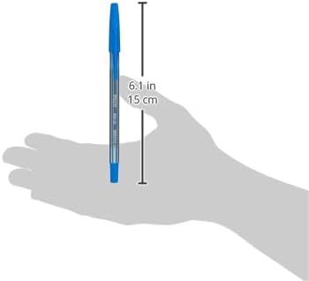PILOT The Better Ball Point Pen Refillable Ballpoint Stick Pens, Medium Point, Blue Ink, 12-Pack (36711)