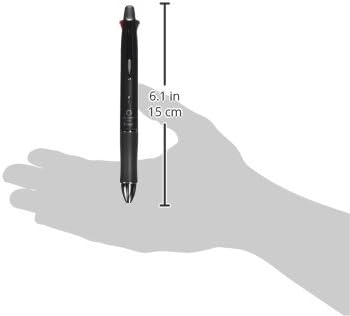 Pilot Dr. Grip Multi Function Pen, 0.5mm Acro Ink Ballpoint Pen, 0.5mm Mechanical Pencil, Gray (BKHDF1SEF-GY)