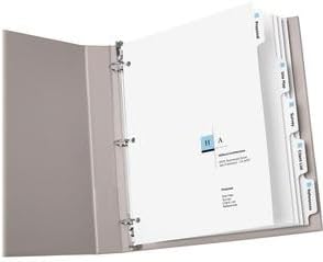 Avery Customizable Print-On Dividers for 3 Ring Binders, 5-Tab Set (11511)