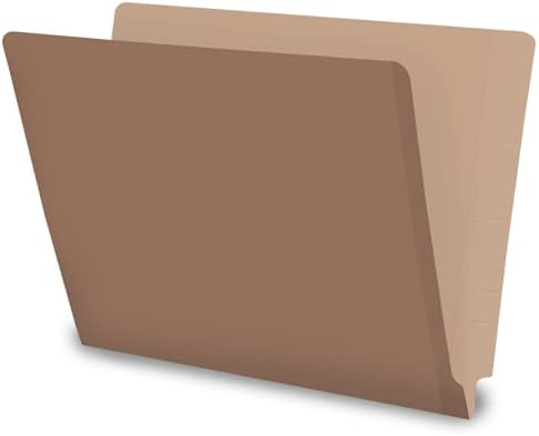 Medical File Folders, Doctor Stuff, 11 pt Manila Folders, Full Cut, 2 Ply, Letter Size, Reinforced End Tab Folders, Carton of 500