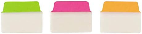 Avery Sticky Ultra Tabs/Bookmarks Multi Purpose, 24 Tabs per Pack, 50.8 mm, Orange, Green, Pink