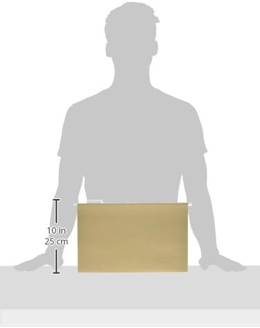 Pendaflex Earthwise 100% Recycled Hanging File Folders, 1/5 Cut, Legal Size, Natural, 25 per Box (76542)