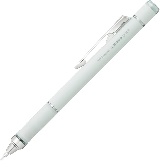 Tombow Mechanical Pencil, 0.5mm, MONO Monograph Grip (Soft Fit Grip for Anti-Fatigue), Ivory DPA-151B