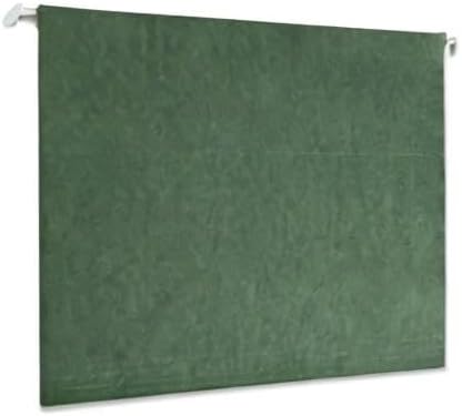 Smead Hanging File Folder, No Tabs, Letter Size, Standard Green, 25 per Box (64010)