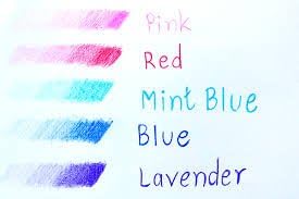 Uni NanoDia Color Mechanical Pencil Leads 0.5mm 3 Color Set, 6 Pack/total 120 Leads