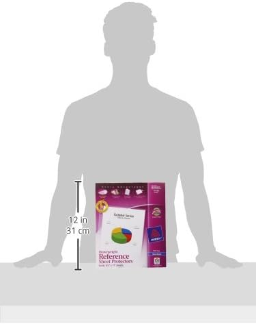 Avery Clear Heavyweight Sheet Protectors, Non-Glare, Easy Load, 100 Document Protectors (74102)