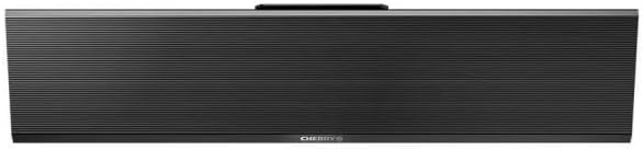 Cherry AC 3.3 Palm Rest, Aluminum Offers Ergonomic Support for The MX Board 3.0 S Keyboard. with Adjustable Feet